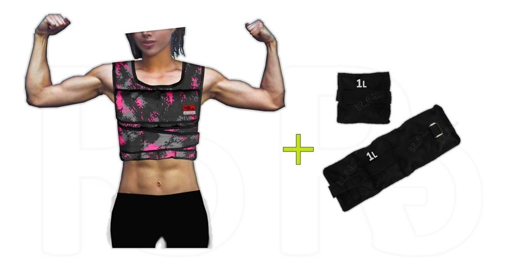 Chaleco De Peso Graduable 40 Lbs + Pesas Para Tobillos 1k - Image 13