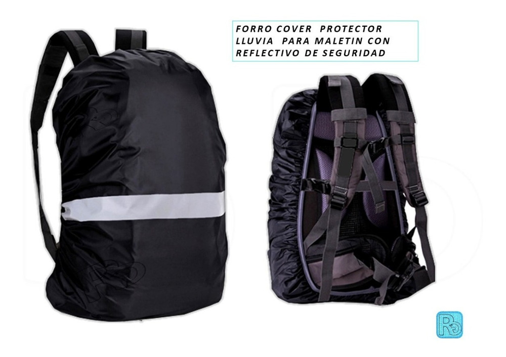 Forro Protector Maleta Impermeable Cicla Moto Con Reflectivo