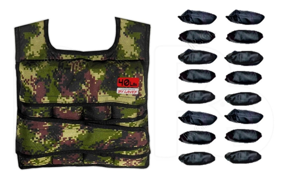 Chaleco De Peso Graduable 40 Lbs + Pesas Para Tobillos 1k - Image 7