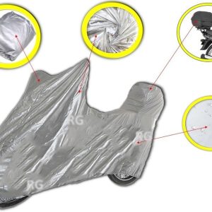 Forro Para Moto Con Maletero, Con Argolla Metálica, Talla M