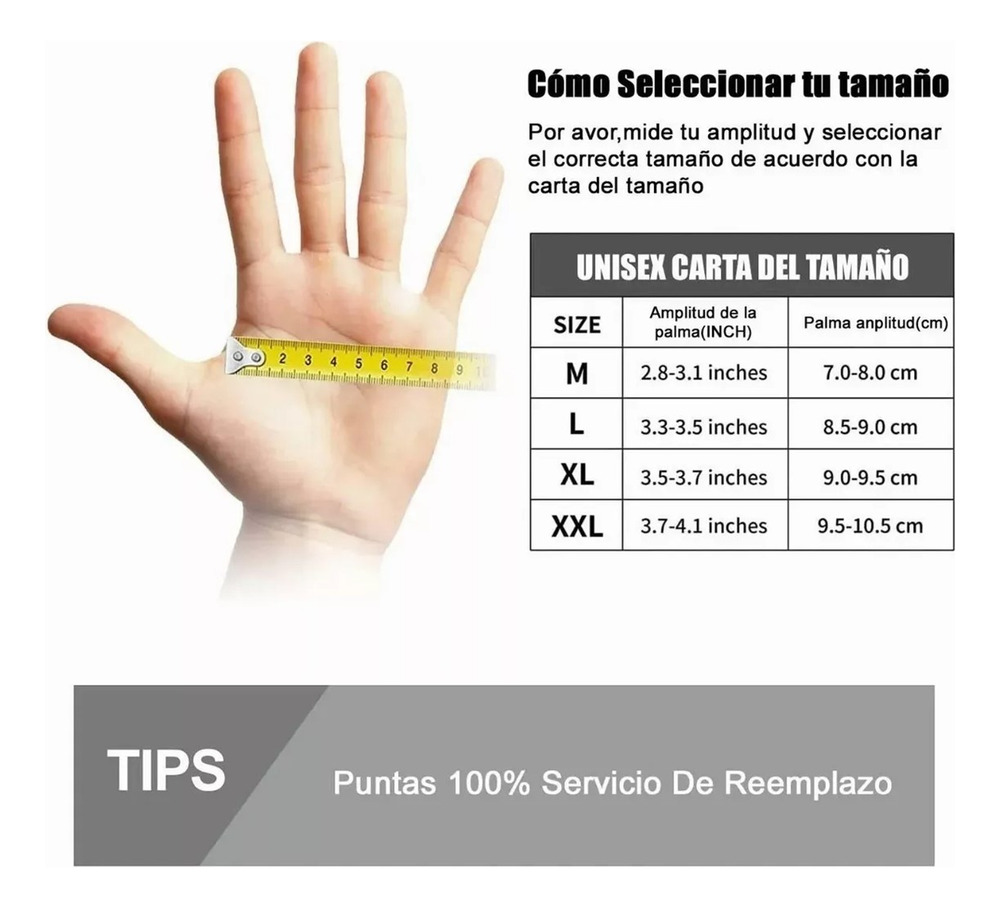 Guantes Moto Transpirable Con Protección Nudillos, Táctil - Image 4