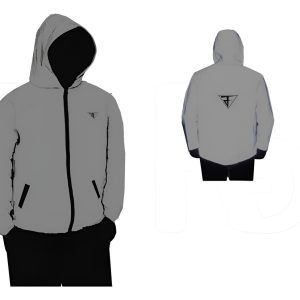 Chaqueta Rompevientos 100% Reflectiva Para Moto/seguridad