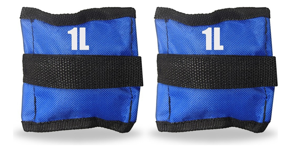 Kit Pesas Tobilleras 1k Ortopedia Rehabilitación Ejercicios - Image 3