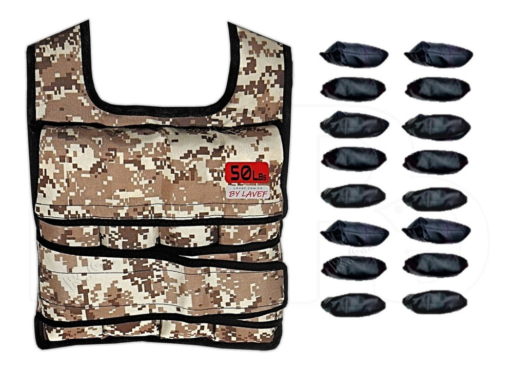 Chaleco De Peso Graduable 40 Lbs Para Crossfit Gym Running - Image 8