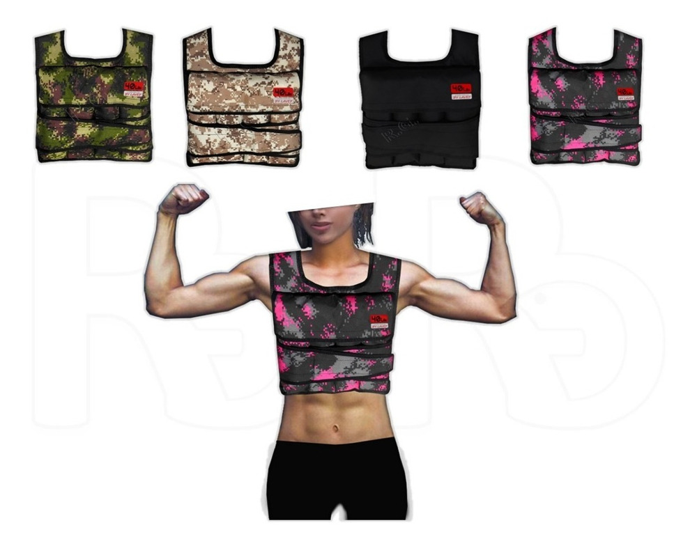 Chaleco De Peso Graduable 40 Lbs + Pesas Para Tobillos 1k - Image 14