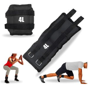 Pesas Tobilleras Kit 4k(8lbs) Entrenamiento Rehabilitacion