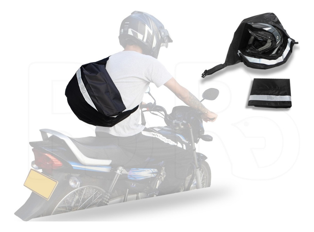 Bolso Transporte Casco, Mochila Moto, Impermeable Reflectivo