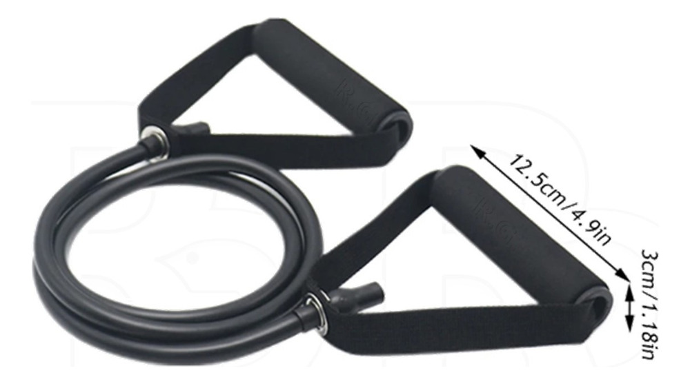 Banda Elastica De Resistencia Para Ejercicio Deporte Agarre - Image 2
