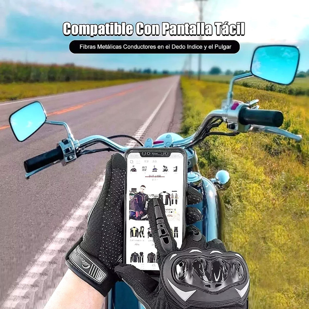 Guantes Moto Transpirable Con Protección Nudillos, Táctil - Image 11