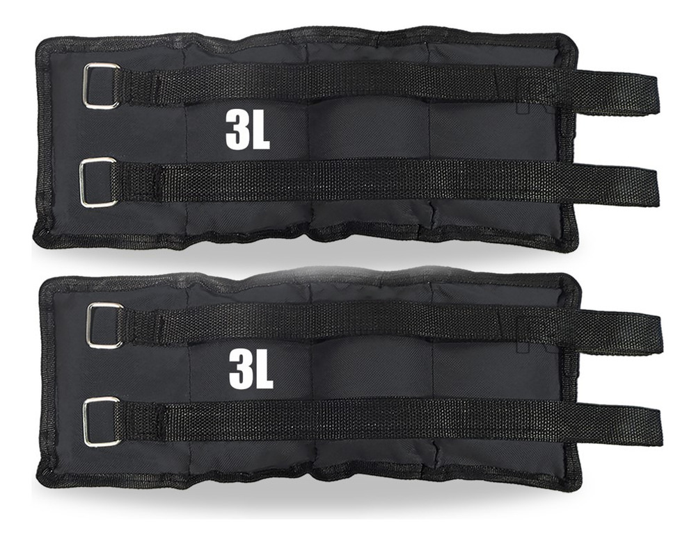 Pesas Tobilleras Kit 3k (6lbs) Entrenamiento Rehabilitacion - Image 2