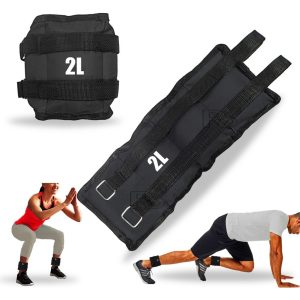 Pesas Tobilleras Kit 2k (4lbs) Entrenamiento Rehabilitacion
