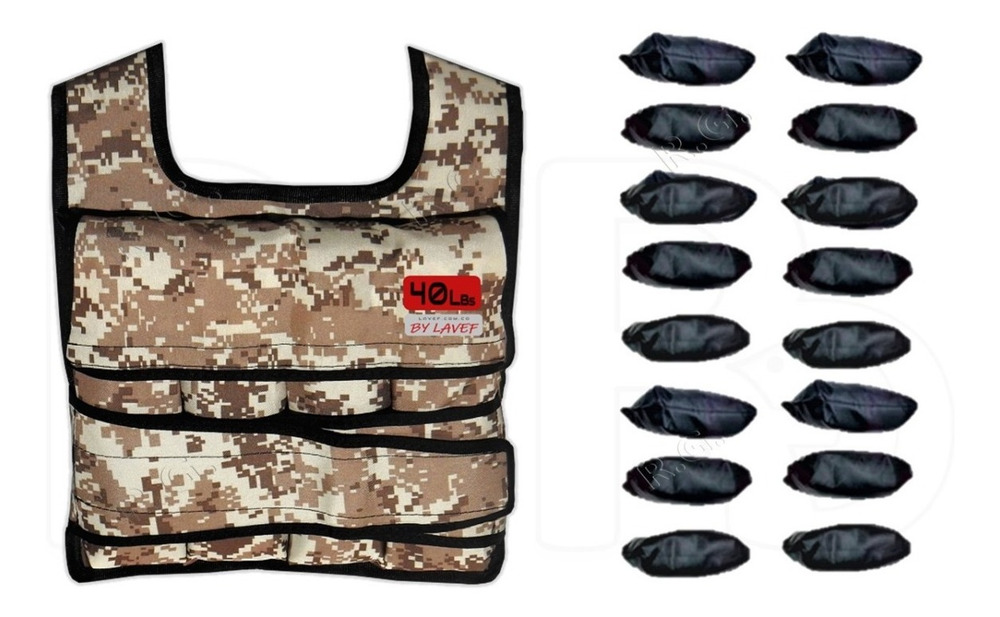 Chaleco De Peso Graduable 40 Lbs + Pesas Para Tobillos 1k - Image 11
