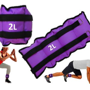 Kit Pesas Tobilleras 2k Ortopedia Rehabilitación Ejercicios