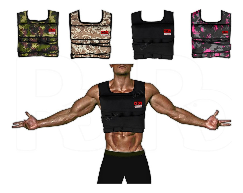 Chaleco De Peso Graduable 40 Lbs Para Crossfit Gym Running