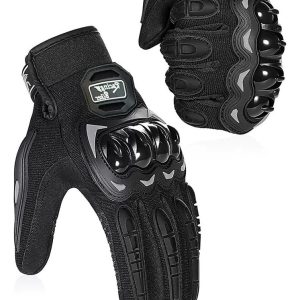 Guantes Moto Transpirable Con Protección Nudillos, Táctil