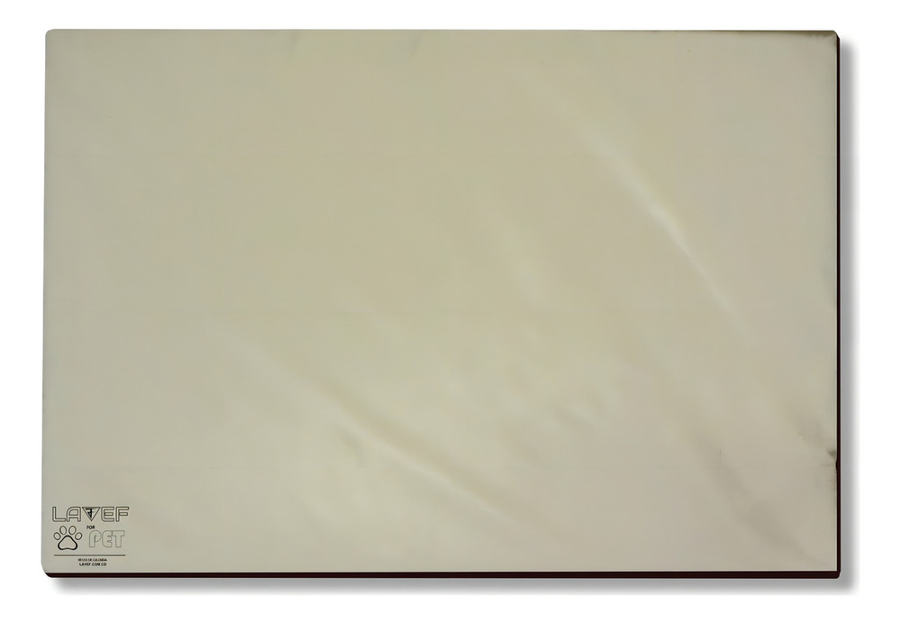 Cama Colchoneta Para Mascota Lavef 100x67cm Impermeable Cama Perro Color Crema - Image 2