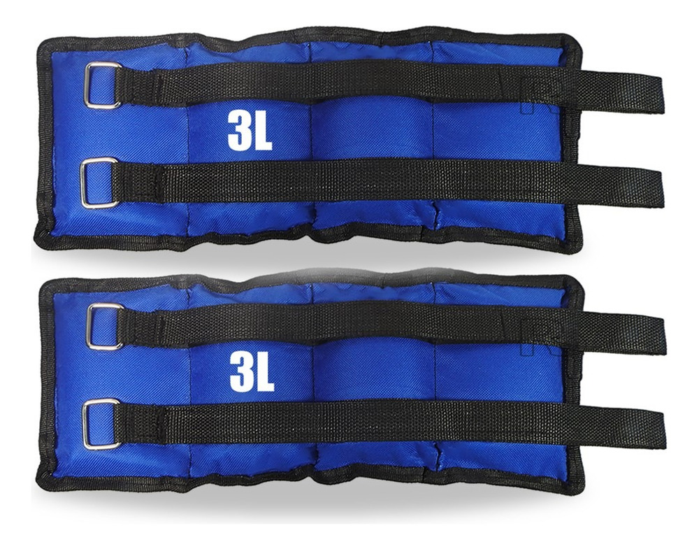 Kit Pesas Tobilleras 3k Ortopedia Rehabilitación Ejercicios - Image 10