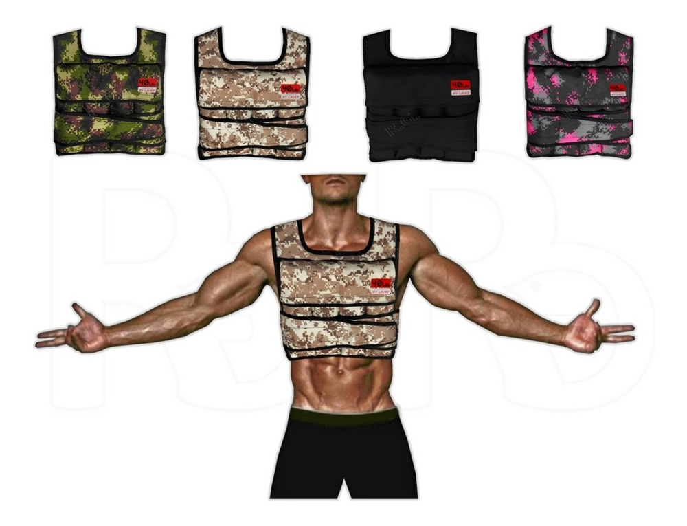Chaleco De Peso Graduable 40 Lbs + Pesas Para Tobillos 1k - Image 10