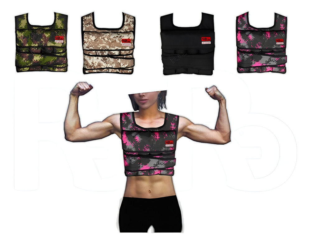 Chaleco De Peso Graduable 40 Lbs Para Crossfit Gym Running - Image 3