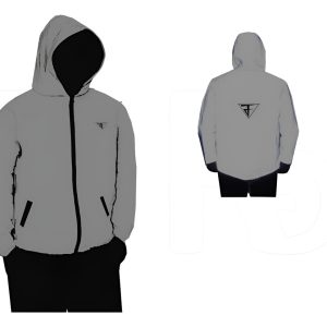 Rompevientos Chaqueta 100% Reflectiva Para Moto/seguridad