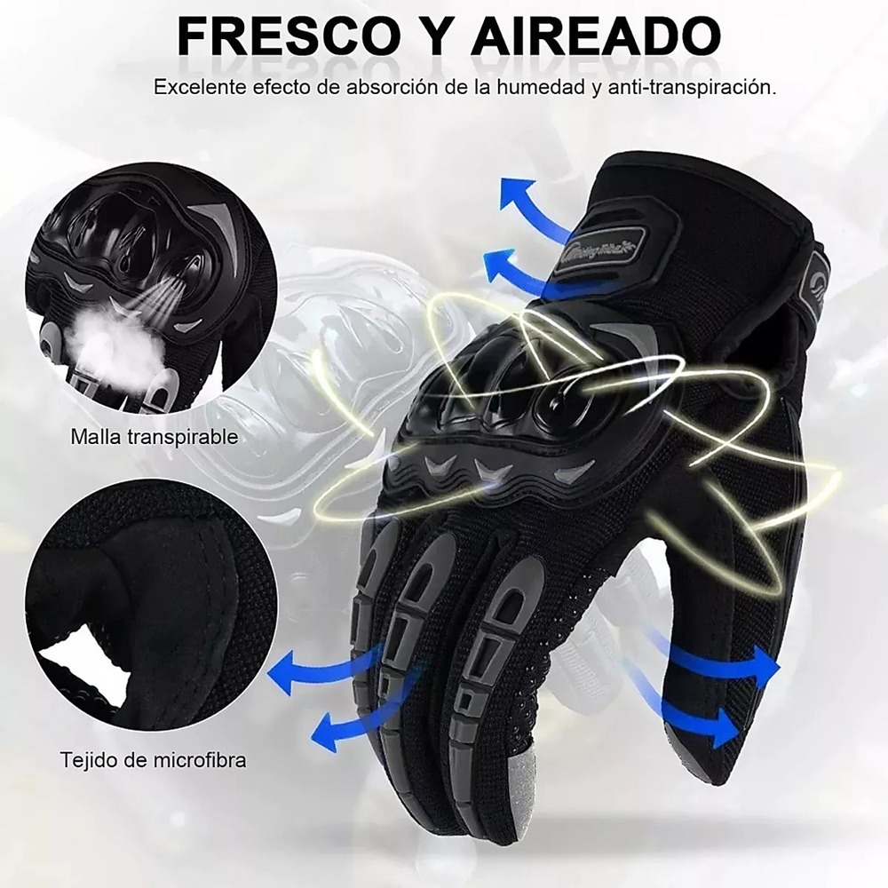 Guantes Moto Transpirable Con Protección Nudillos, Táctil - Image 10