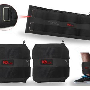 Kit 2 Pesas Tobilleras -10kg De Peso Ajustables Traficopesdo