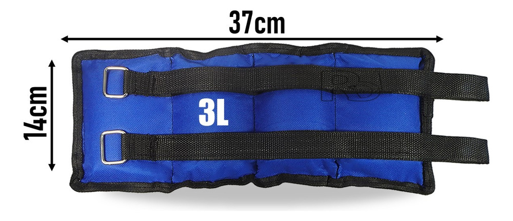 Pesas Tobilleras Kit 3k (6lbs) Entrenamiento Rehabilitacion - Image 15