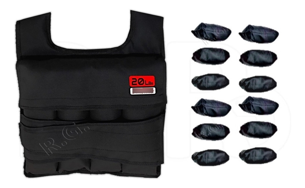 Chaleco De 20 Lbs Graduable + Pesas Para Tobillos 1k - Image 3