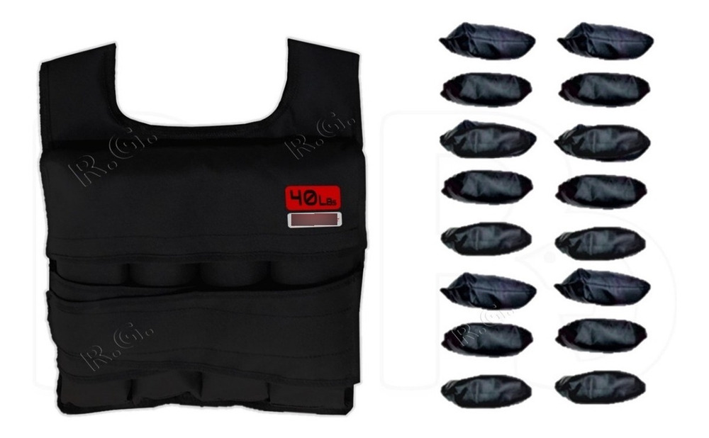 Chaleco De Peso Graduable 40 Lbs Para Crossfit Gym Running - Image 2