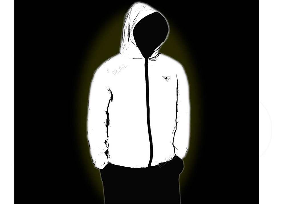 Rompevientos Chaqueta 100% Reflectiva Para Moto/seguridad - Image 4