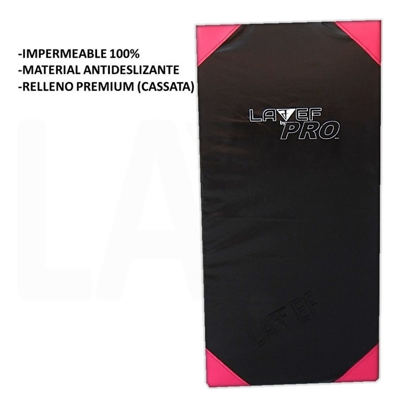 Colchoneta Gym Gimnasio Mat Yoga Trafico Pesado Semipro Color Fucsia - Image 3