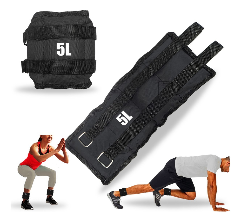 Pesas Tobilleras Kit 5k(10lbs) Entrenamiento Rehabilitacion
