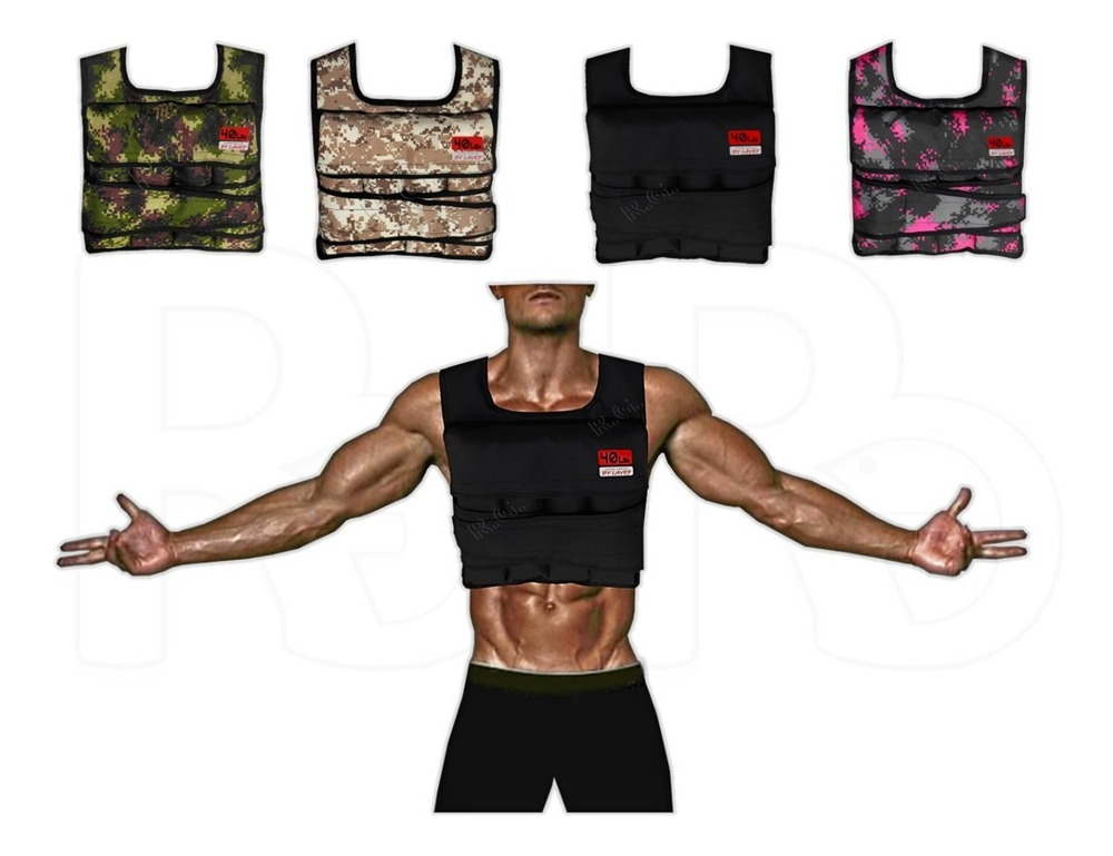 Chaleco De Lastre Graduable 40 Lbs + Pesas Tobilleras 5k - Image 2