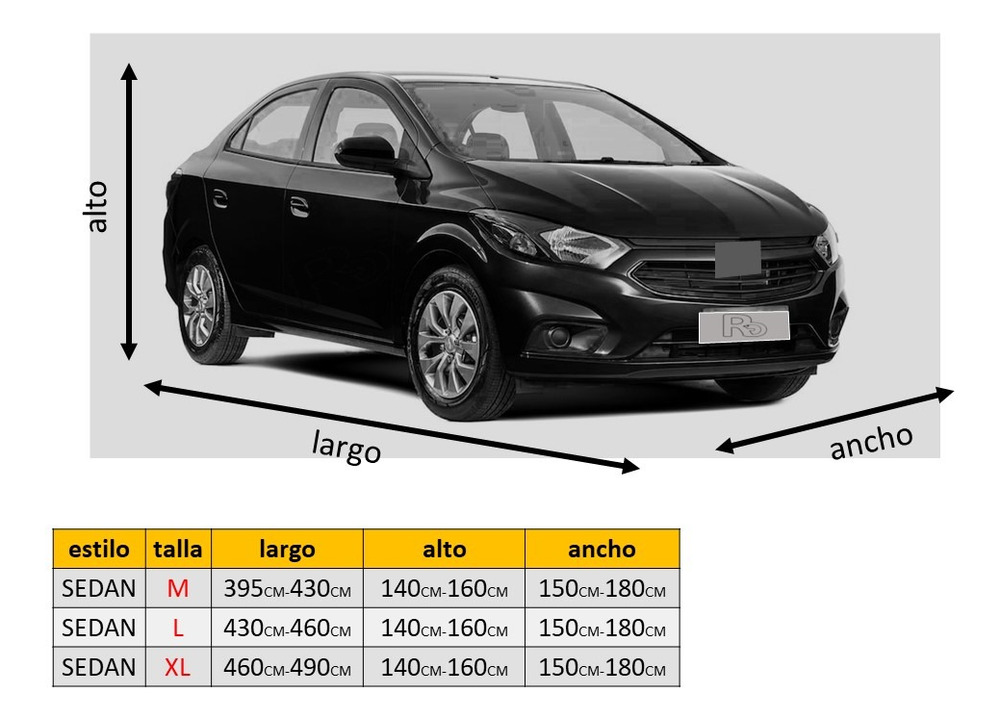 Pijama Impermeable Para Carro Sedan Talla M - Image 9
