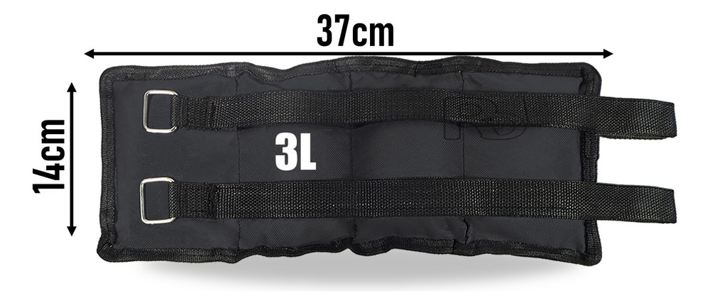 Pesas Tobilleras Kit 3k (6lbs) Entrenamiento Rehabilitacion - Image 4