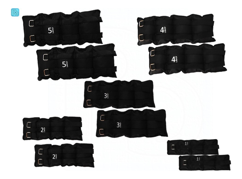 Combo 5 Pares, Pesas Tobilleras O Muñecas, 1k,2k,3k,4k Y 5k - Image 9