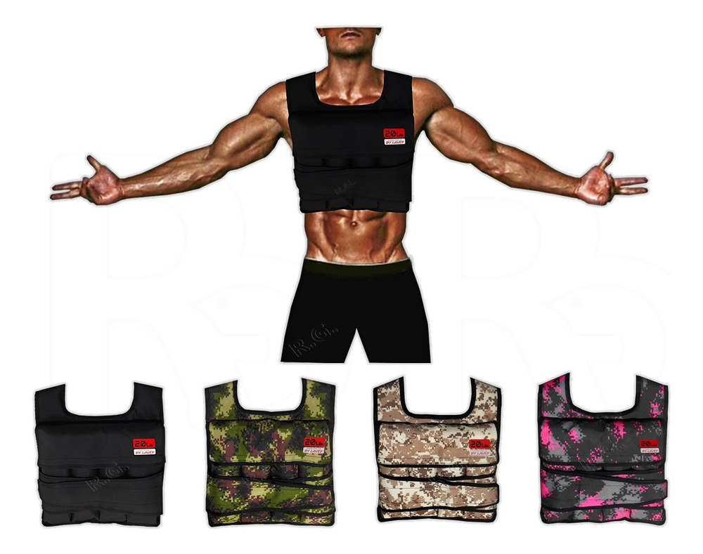 Chaleco De Peso Ajustable (20 Lbs) Running Gym Para Crossfit