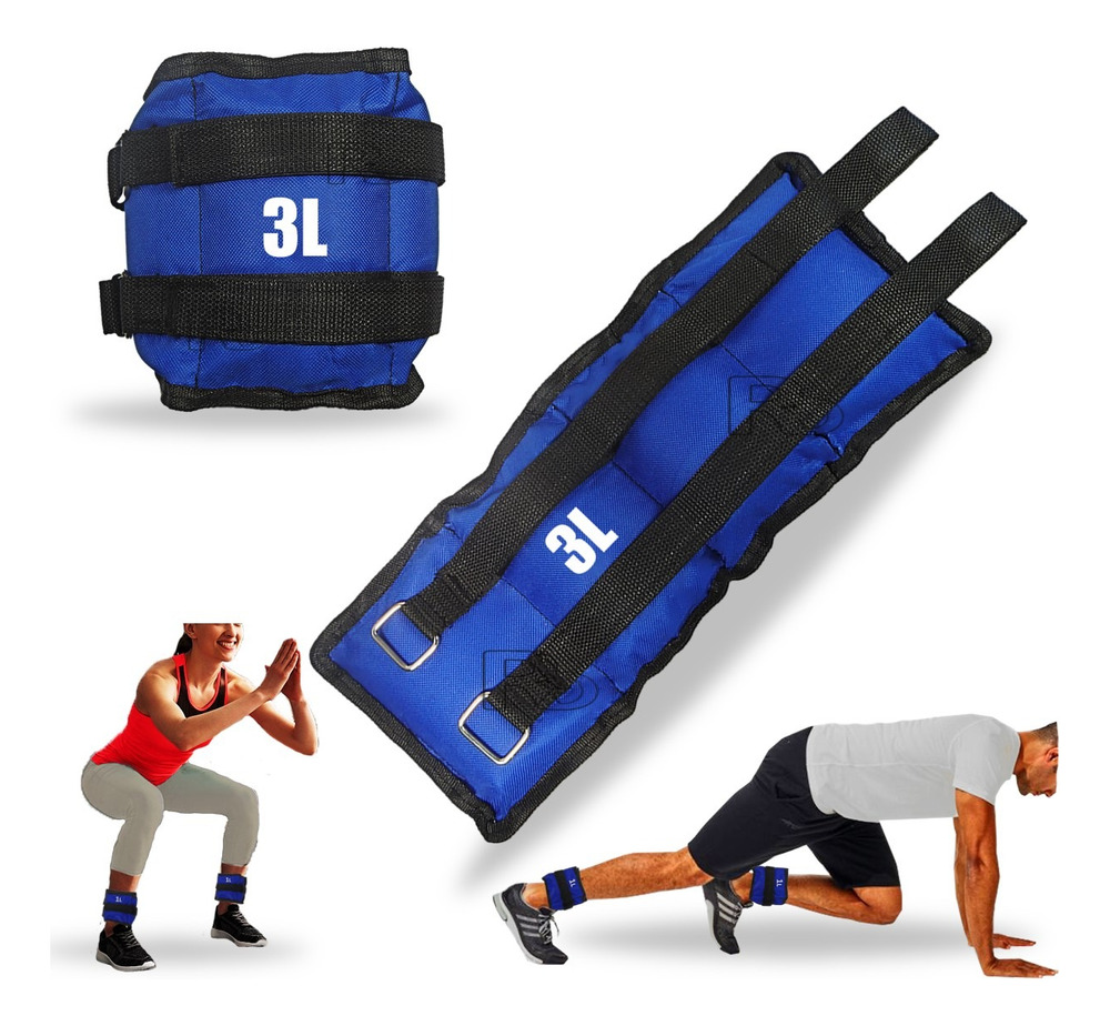 Pesas Tobilleras Kit 3k (6lbs) Entrenamiento Rehabilitacion - Image 12