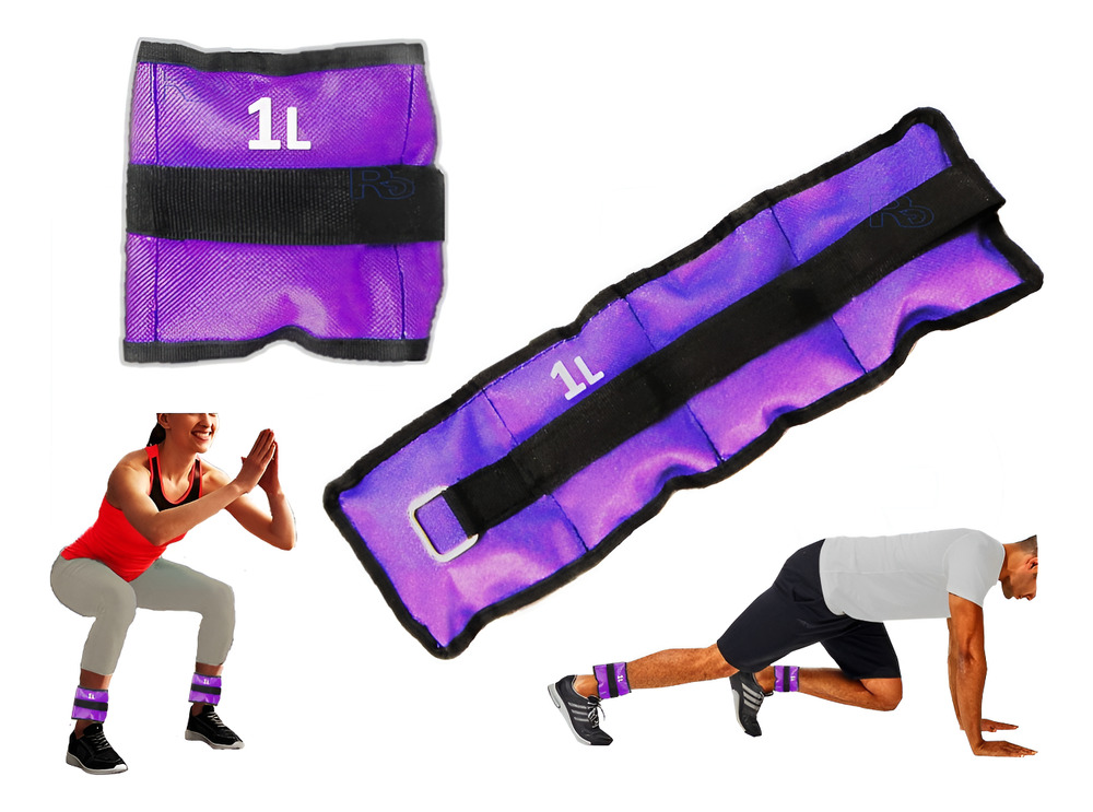 Kit Pesas Tobilleras 1k Ortopedia Rehabilitación Ejercicios - Image 13